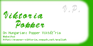 viktoria popper business card